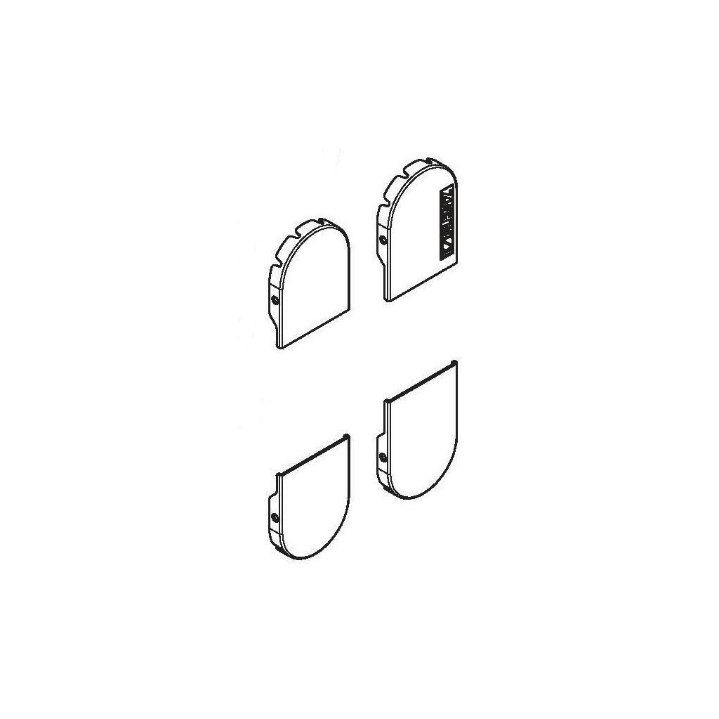 KUBICA FRONT COVER PLATE FOR K8000 -SATIN NICKEL